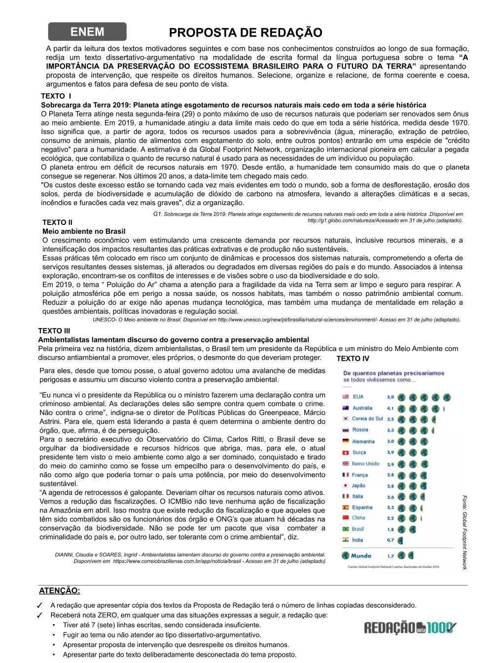 Reda O Nota Sob Medida Para O Enem